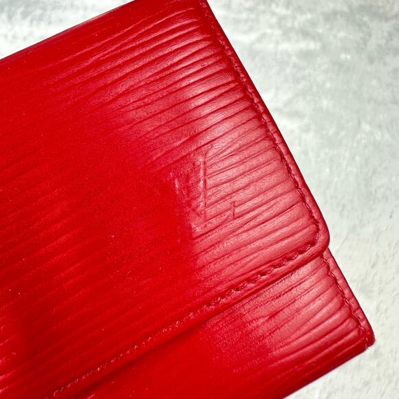 Louis Vuitton red Epi leather 6 key holder wallet keychain vintage custo… - Picture 16 of 16